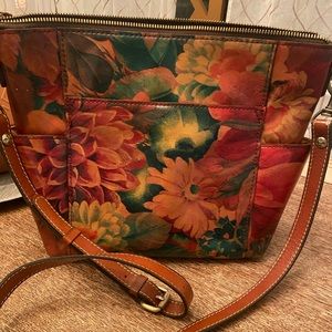 Patricia nash purse heritage floral, used excellent condition